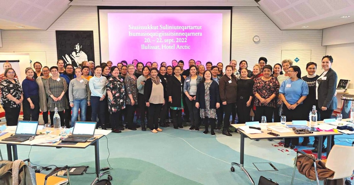 Alle deltagerne til Tidlig Indsats seminar i Ilulissat