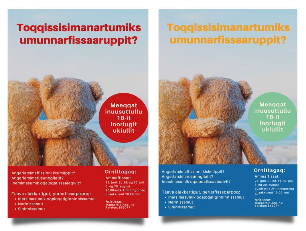 Initiativ 8 resultat - plakater